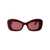 Alexander McQueen Alexander McQueen Sunglasses 006 BURGUNDY BURGUNDY RED