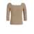 Fendi Fendi Ribbed Knit Top Beige