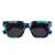 Gucci Gucci Sunglasses 002 BLUE BLUE GREY