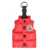 Moncler Moncler Fabric And Leather Key Ring RED