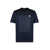 Moncler Moncler Logo Cotton T-Shirt BLUE