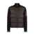 Moncler Moncler Cardigan With Padded Front Panel BROWN