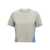 JW Anderson JW Anderson 'Anchor Embroidery Pannelled Cropped' T-Shirt MULTICOLOR