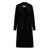 Max Mara Max Mara Lana Velvet Trench Coat Black