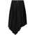 Off-White Off-White Pleated Asymmetrical Skirt Black