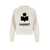 Isabel Marant Beige High Neck Sweatshirt With Contrasting Logo Print In Cotton Blend Woman WHITE