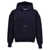 AMI Paris AMI Paris Cotton Hoodie BLUE