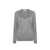 Miu Miu Miu Miu Logo Cashmere Sweater Gray