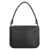 Bottega Veneta Bottega Veneta Swing Leather Messenger Bag Black