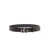 Dolce & Gabbana Black Belt With Dg Logo Detail In Smooth Leather Man Black