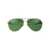 Bottega Veneta Bottega Veneta Sunglasses 001 GOLD GOLD GREEN