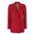 BLAZÉ MILANO Red Double-Breasted Jacket With Peak Revers In Wool Woman RED