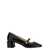 Jimmy Choo 'Elisa 45' Black Pumps With Pearl Detail In Patent Leather Woman Black