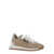 Brunello Cucinelli Beige Low Top Sneakers With Rubber Sole In Suede Woman Beige