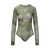 Palm Angels Palm Angels Body Camo Tulle GREEN