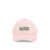 Ganni Ganni Berretto Da Baseball In Cotone Con Logo Ricamato PINK