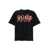 AMIRI 'Snake' Black Crewneck T-Shirt With Maxi Logo Print On The Front In Cotton Man Black