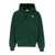 Casablanca Green Hoodie With Drawstring Hood And Logo Patch On The Front In Cotton Man GREEN