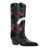 Paris Texas 'Cherry Blossom' Black Ankle Boots With All-Over Cherry Embroidery In Leather Woman Black