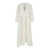 Isabel Marant 'Tianny' White Flared Dress With V Neck And Scallop Hem In Cotton Woman WHITE