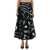 ALYSI Printed Skirt BLACK