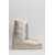 Mou Mou Eskimo 24 Low Heels Ankle Boots Beige