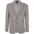 ZEGNA Zegna Wool And Silk Blend Jacket Clothing BROWN