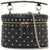 Valentino Garavani Cylindrical Vanity Bag In Powder Leather With Diamond Pattern NERO