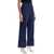 Valentino Garavani High-Waisted Wide Leg Pants In Silk And Wool Indigo INDACO