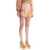 ZIMMERMANN High-Waisted Floral Cream Linen Shorts CREAM/PINK MULTI