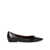 Tory Burch Tory Burch "Double Buckle Pointed Toe" Ballet Flats Black