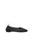 Tory Burch Black Ballet Flats With All-Over Crystals Application In Tech Fabric Woman Black