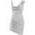 Versace Draped Mini Dress SILVER GREY