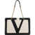 Valentino Garavani Logoed Shoulder Bag BUTTER WHITE/NERO