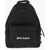 Palm Angels Nylon Backpack With Contrast Logo Print Black