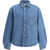 JACQUEMUS La Chemise Boulanger Shirt Jacket BLUE/TABAC