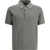 BRIONI Polo Shirt with woven pattern OLIVE/OLIVE