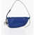 Burberry Leather Shield Sling Shoulder Bag With Silver-Tone Charm Blue