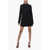 Jil Sander Mandarin Collar Blouse With Side Splits Black