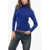 Diesel Ribbed Cotton Blend M-Aribellenew Turtleneck Sweater Blue