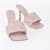 Bottega Veneta Solid Color Braided Leather Sandals 11Cm Pink