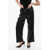 Nanushka Faux Leather Odessa Loose Fit Pants With Drawstring Waist Black