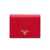 Prada Prada Small Saffiano Leather Wallet FUOCO