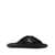 Prada Prada Criss-Cross Logo Slides Black