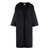 TOTÊME Black Oversize Coat With Shawl Lapels In Wool And Cashmere Woman TOTEME Black