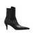 Alexander McQueen Alexander McQueen Calf Leather Ankle Boots Black