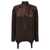 Saint Laurent Saint Laurent Garter Blouse BROWN