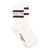 Golden Goose Golden Goose Socks High Rib Stripes Ripped Accessories WHITE