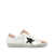 Golden Goose Golden Goose Super Star Leather Upper Glitter Star Leather Heel Suede Toe Shoes WHITE