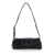 Jil Sander 'Cannolo Padded Big' Black Shoulder Bag With Embossed Logo In Padded Leather Woman Black